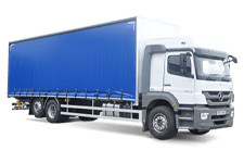 Car Hire Scunthorpe - 26 Tonne Curtain Side Truck - Truck hire Scunthorpe