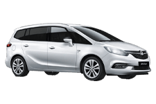 Car Hire Scunthorpe - Vauxhall Zafira 7-Seater - Minibus hire Scunthorpe